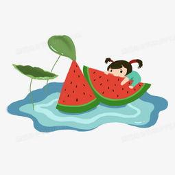 卡通壁纸吃瓜,趣味横生的视觉盛宴